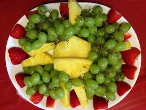 Birthday Meal for Dad - Fruit Tray